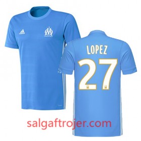 Olympique de Marseille Fodboldtrøjer MAXIME LOPEZ Udebanesæt 2017/18 Kort ærmer