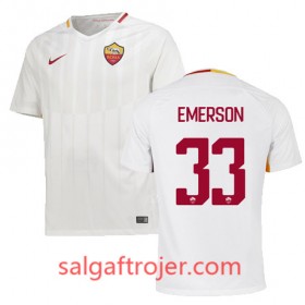 A.S. Roma Fodboldtrøjer EMERSON Udebanesæt 2017/18 Kort ærmer