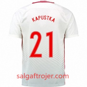 Polen Fodboldtrøjer BARTOSZ KAPUSTKA Hjemmebanesæt Euro 2016 Kort ærmer