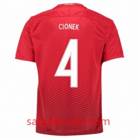 Polen Fodboldtrøjer THIAGO CIONEK Udebanesæt Euro 2016 Kort ærmer