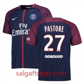 Paris Saint-Germain Fodboldtrøjer JAVIER PASTORE Hjemmebanesæt 2017/18 Kort ærmer