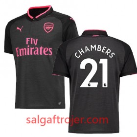 Arsenal Fodboldtrøjer CHAMBERS 3. sæt 2017/18 Kort ærmer
