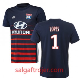 Olympique Lyon Fodboldtrøjer ANTHONY LOPES Udebanesæt 2017/18 Kort ærmer