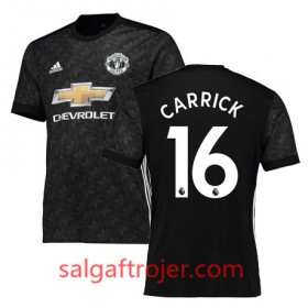 Manchester United Fodboldtrøjer CARRICK Udebanesæt 2017/18 Kort ærmer