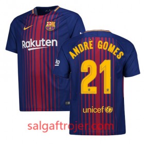 FC Barcelona Fodboldtrøjer Andre Gomes Hjemmebanesæt 2017/18 Kort ærmer