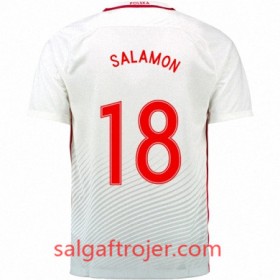 Polen Fodboldtrøjer BARTOSZ SALAMON Hjemmebanesæt Euro 2016 Kort ærmer