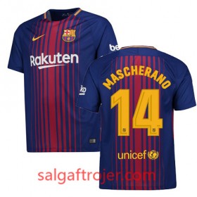 FC Barcelona Fodboldtrøjer MASCHERANO Hjemmebanesæt 2017/18 Kort ærmer