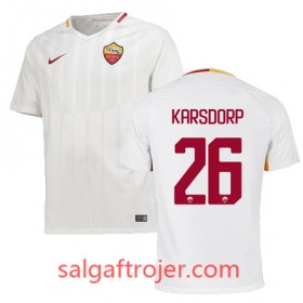 A.S. Roma Fodboldtrøjer KARSDORP Udebanesæt 2017/18 Kort ærmer