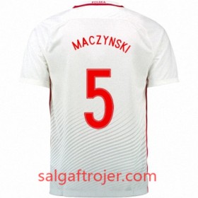 Polen Fodboldtrøjer KRZYSZTOF MACZYNSKI Hjemmebanesæt Euro 2016 Kort ærmer