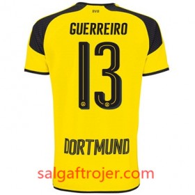 Borussia Dortmund Fodboldtrøjer GUERREIRO 3. sæt 2017/18 Kort ærmer