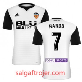 Valencia CF Fodboldtrøjer NANDO Hjemmebanesæt 2017/18 Kort ærmer