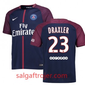 Paris Saint-Germain Fodboldtrøjer Julian Draxler Hjemmebanesæt 2017/18 Kort ærmer