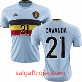 Belgien Fodboldtrøjer LUIS PEDRO CAVANDA Udebanesæt Euro 2016 Kort ærmer