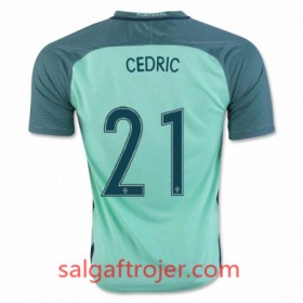 Portugal Fodboldtrøjer CEDRIC SOARES Udebanesæt Euro 2016 Kort ærmer