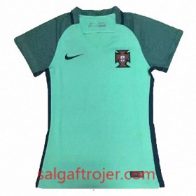 Portugal Fodboldtrøjer Dame Udebanesæt Euro 2016 Kort ærmer