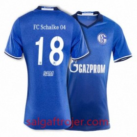 FC Schalke 04 Fodboldtrøjer SAM Hjemmebanesæt 2017/18 Kort ærmer