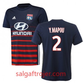 Olympique Lyon Fodboldtrøjer MAPOU YANGA MBIWA Udebanesæt 2017/18 Kort ærmer