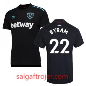 West Ham Fodboldtrøjer BYRAM Udebanesæt 2017/18 Kort ærmer