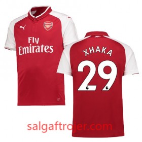 Arsenal Fodboldtrøjer XHAKA Hjemmebanesæt 2017/18 Kort ærmer