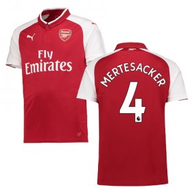 Arsenal Fodboldtrøjer MERTESACKER Hjemmebanesæt 2017/18 Kort ærmer