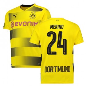 Borussia Dortmund Fodboldtrøjer MERINO Hjemmebanesæt 2017/18 Kort ærmer