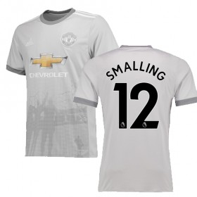 Manchester United Fodboldtrøjer SMALLING 3. sæt 2017/18 Kort ærmer