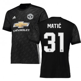 Manchester United Fodboldtrøjer MATIC Udebanesæt 2017/18 Kort ærmer
