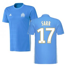 Olympique de Marseille Fodboldtrøjer BOUNA SARR Udebanesæt 2017/18 Kort ærmer