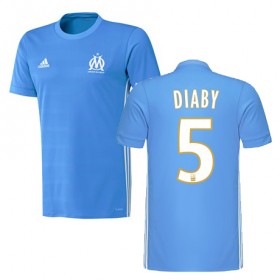 Olympique de Marseille Fodboldtrøjer ABOU DIABY Udebanesæt 2017/18 Kort ærmer