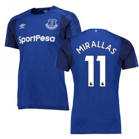 Everton Fodboldtrøjer MIRALLAS Hjemmebanesæt 2017/18 Kort ærmer