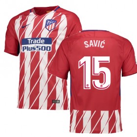 Atlético de Madrid Fodboldtrøjer SAVIC Hjemmebanesæt 2017/18 Kort ærmer