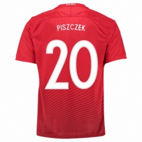 Polen Fodboldtrøjer LUKASZ PISZCZEK Udebanesæt Euro 2016 Kort ærmer