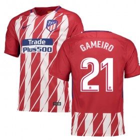 Atlético de Madrid Fodboldtrøjer GAMEIRO Hjemmebanesæt 2017/18 Kort ærmer