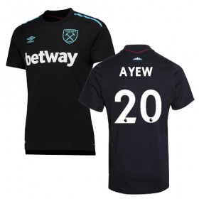 West Ham Fodboldtrøjer A AYEW Udebanesæt 2017/18 Kort ærmer