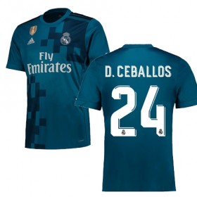Real Madrid Fodboldtrøjer DANI CEBALLOS 3. sæt 2017/18 Kort ærmer