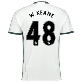 Manchester United Fodboldtrøjer W KEANE 3. sæt 2017/18 Kort ærmer