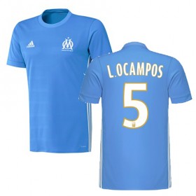 Olympique de Marseille Fodboldtrøjer LUCAS OCAMPOS Udebanesæt 2017/18 Kort ærmer