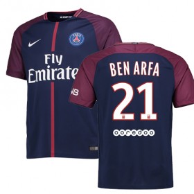Paris Saint-Germain Fodboldtrøjer HATEM BEN ARFA Hjemmebanesæt 2017/18 Kort ærmer