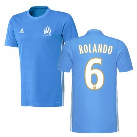 Olympique de Marseille Fodboldtrøjer ROLANDO Udebanesæt 2017/18 Kort ærmer