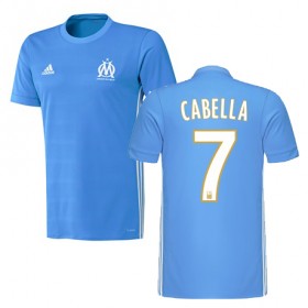 Olympique de Marseille Fodboldtrøjer REMY CABELLA Udebanesæt 2017/18 Kort ærmer