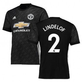 Manchester United Fodboldtrøjer LINDELOF Udebanesæt 2017/18 Kort ærmer