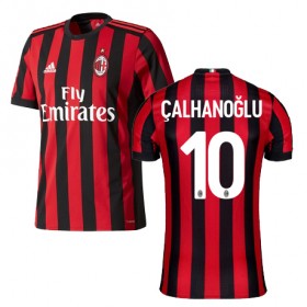 A.C. Milan Fodboldtrøjer CALHANOGLU Hjemmebanesæt 2017/18 Kort ærmer
