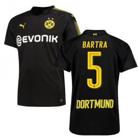 Borussia Dortmund Fodboldtrøjer BARTRA Udebanesæt 2017/18 Kort ærmer
