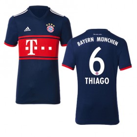 FC Bayern München Fodboldtrøjer THIAGO Udebanesæt 2017/18 Kort ærmer