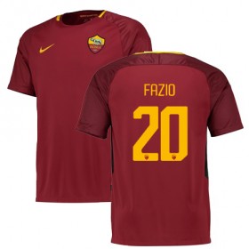 A.S. Roma Fodboldtrøjer FAZIO Hjemmebanesæt 2017/18 Kort ærmer