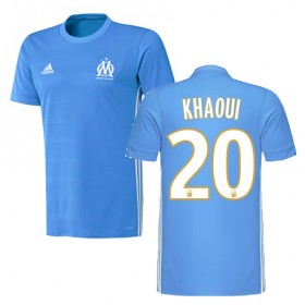 Olympique de Marseille Fodboldtrøjer SAIF EDDINE KHAOUI Udebanesæt 2017/18 Kort ærmer