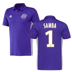 Olympique de Marseille Fodboldtrøjer BRICE SAMBA 3. sæt 2017/18 Kort ærmer