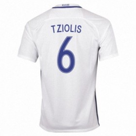 Grækenland Fodboldtrøjer ALEXANDROS TZIOLIS Hjemmebanesæt 2016/17 Kort ærmer
