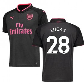 Arsenal Fodboldtrøjer LUCAS 3. sæt 2017/18 Kort ærmer