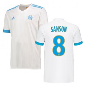 Olympique de Marseille Fodboldtrøjer Morgan Sanson Hjemmebanesæt 2017/18 Kort ærmer